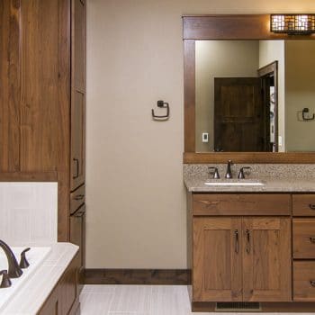 replace bathroom cabinets
