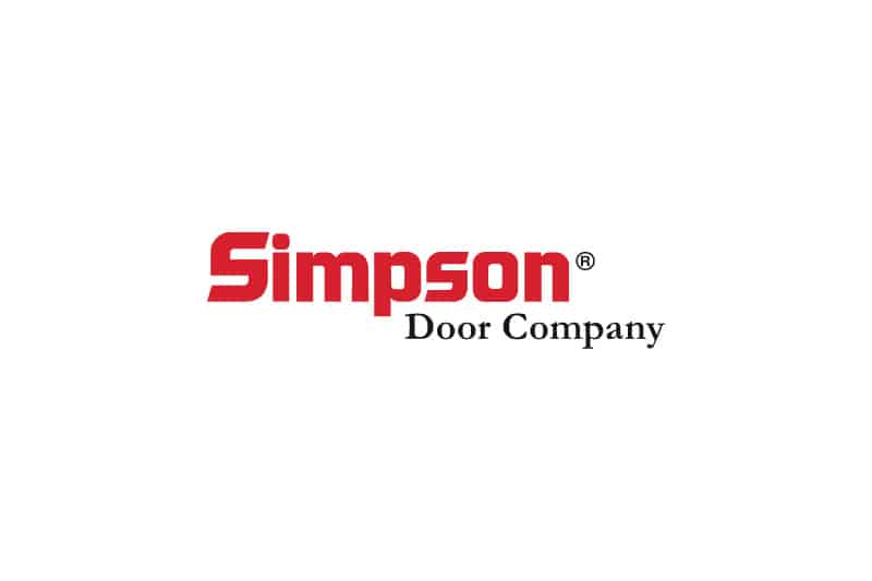 Simpson Door Company Logo sold by Builders Outlet Denver CO
